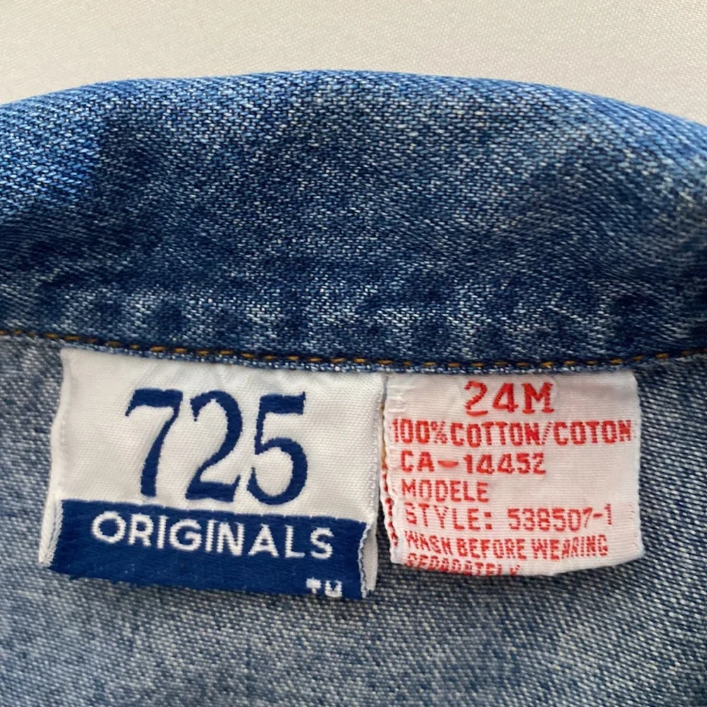 725 Originals Denim Jean Jacket 24 Months - Picture 7 of 9